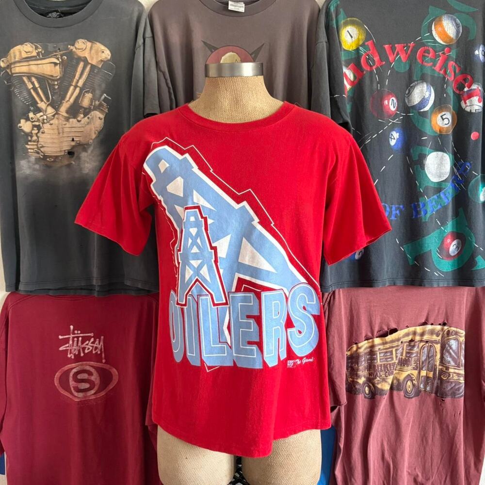 Vintage 1990s Houston Oilers T-shirt